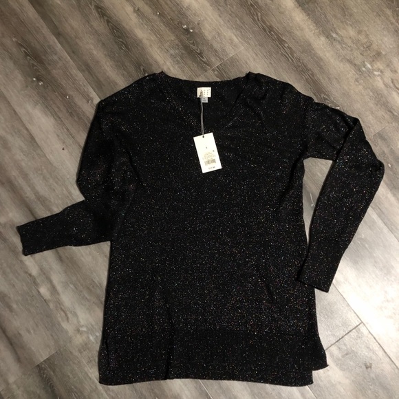 A New Day Black Long Sleeve Sweater - Picture 3 of 3